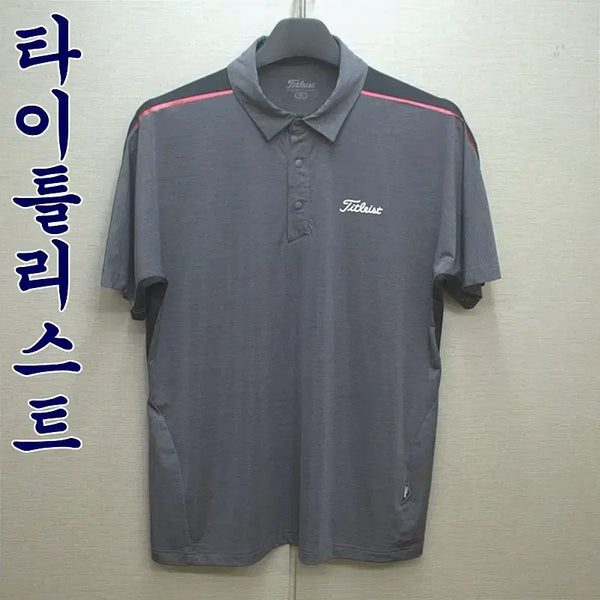[BUNJANG] Titleist Functional Short Sleeve Polo Shirt / 0477-타이틀리스트(105)기능성,반팔카라티셔츠/구제시장