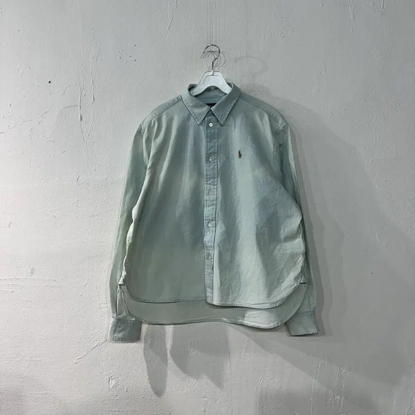 [BUNJANG] Polo Ralph Lauren Oversized Fit Denim Shirt Women's S-M / 폴로랄프로렌 오버핏 데님 셔츠 여성S-M