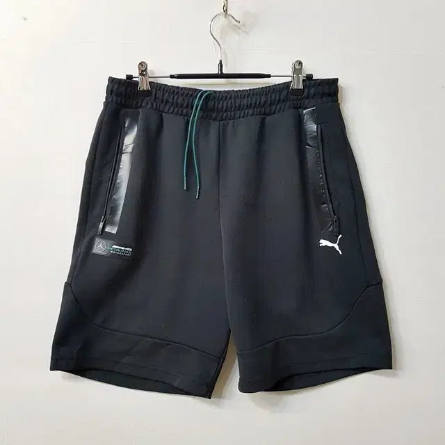 [BUNJANG] Puma Mercedes-Benz Bending Shorts Black / PUMA 푸마 벤츠 밴딩 반바지 블랙