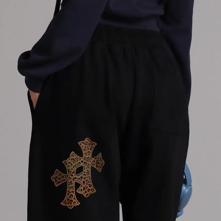 [BUNJANG] Leopard Print Pin Tuck Pants / 레오파드 핀덕 팬츠