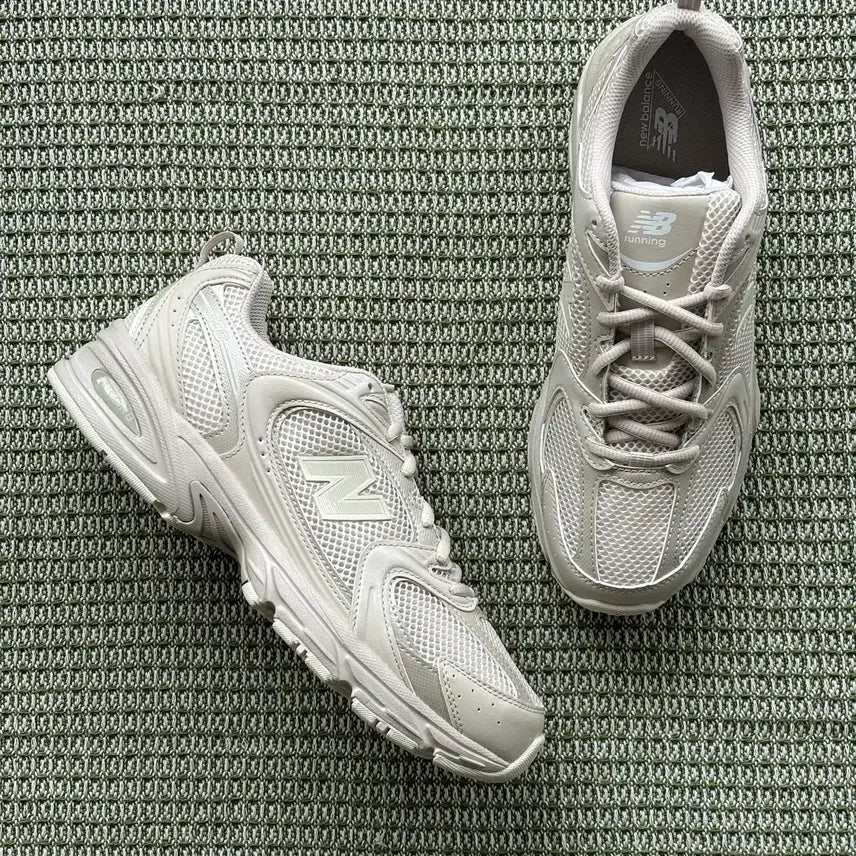 [BUNJANG] New Balance 530 Beige Mesh Sneakers / 뉴발란스 530 베이지톤 여성 스니커즈 통기성 좋은 메쉬 소재 운동화