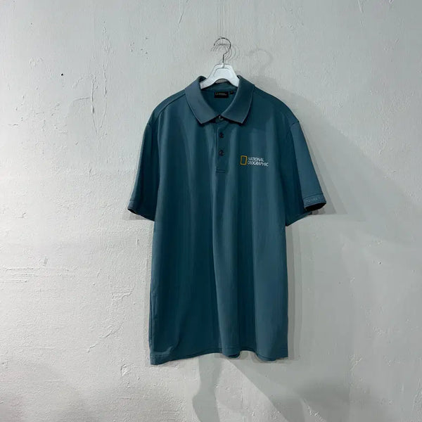 [BUNJANG] National Geographic Short-Sleeve Polo Shirt XXL / 내셔널지오그래픽 반팔카라티 XXL