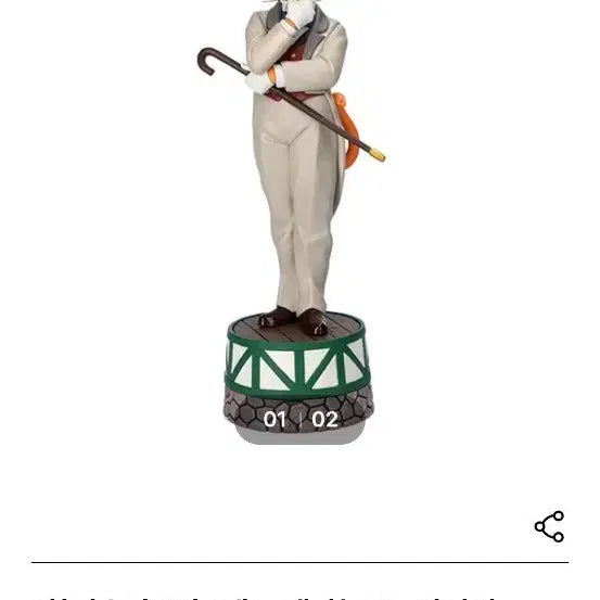 [BUNJANG] Ghibli The Cat Returns Baron Music Box Figure / 지브리 고양이의 보은 바론 피규어 오르골
