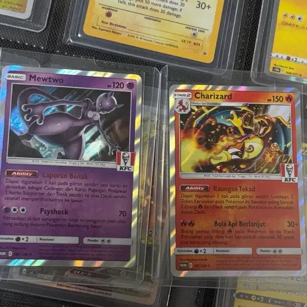 [BUNJANG] KFC Promotional Charizard, Mewtwo, Slowpoke, Eevee Card / KFC 프로모 리자몽 뮤츠 야돈 이브이