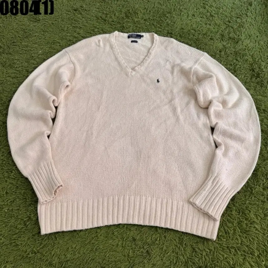 [BUNJANG] Polo Ralph Lauren Knit Beige / 폴로 랄프로렌 니트 베이지