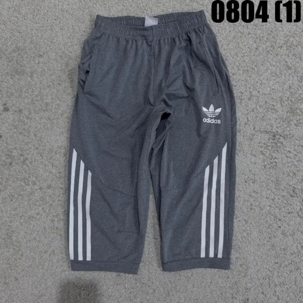 [BUNJANG] Adidas 3-Stripes 7-Point Training Pants Grey / 아디다스 3선 7부 트레이닝 바지 그레이