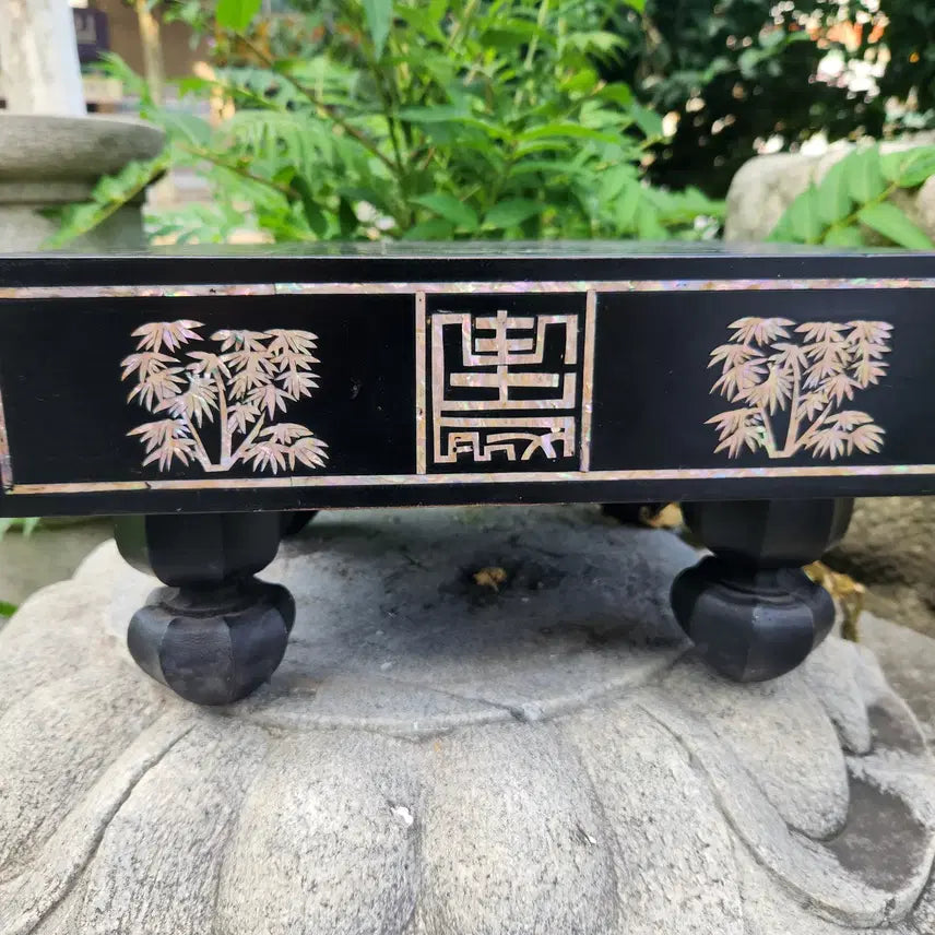 [BUNJANG] Antique Mother-of-Pearl Inlaid Janggi Board / 근대사 나전칠기 자개 장기판