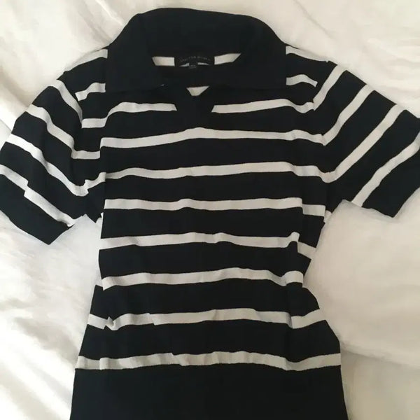 [BUNJANG] SPAO Striped Short Sleeve T-Shirt / 스파오 반팔
