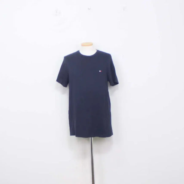 [BUNJANG] Tommy Hilfiger Men's Short Sleeve Crewneck T-Shirt Navy Size 95 / [정품] 타미힐피거 남성 반팔 라운드티 신상 95사이즈 정인샵
