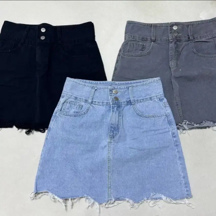 [BUNJANG] 3-Color Cutout Skirt / 컷팅 스커트 3color