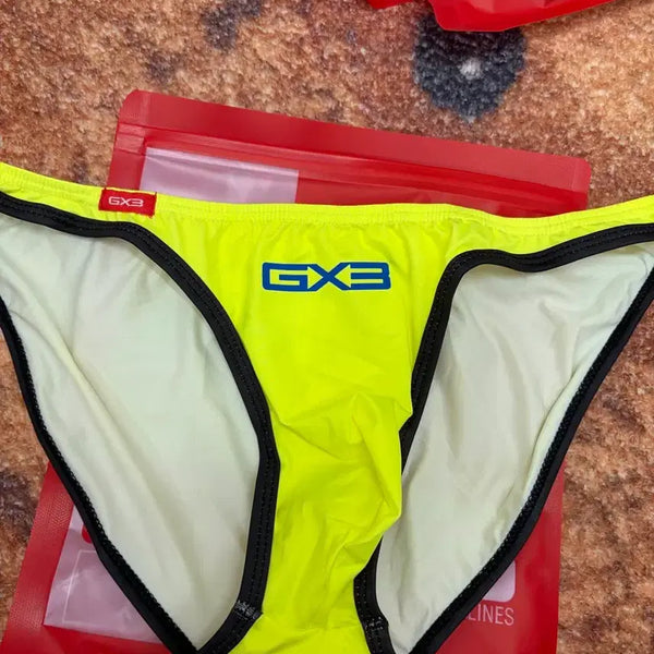 [BUNJANG] GX3 Textured Yellow Briefs / gx3텍스쳐 옐로우.  팬티