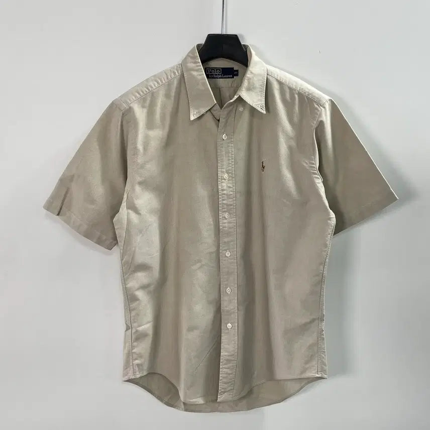 [BUNJANG] Polo Ralph Lauren Oxford Short Sleeve Shirt / 폴로 랄프로렌 옥스포드 반팔 셔츠 (on.1658)