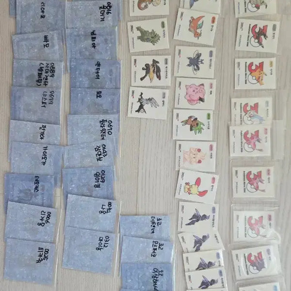 [BUNJANG] Pokemon "Tteu-B-Sseul" Season 5 Stickers / 포켓몬띠부씰 시즌5  판매