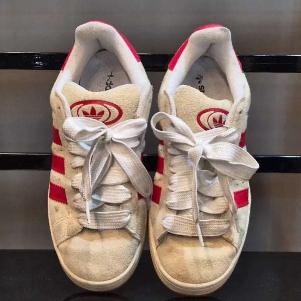 [BUNJANG] Adidas Campus 00s Sneakers White Red 240 / [240] 아디다스 캠퍼스 화이트 레드 스니커즈 4.9