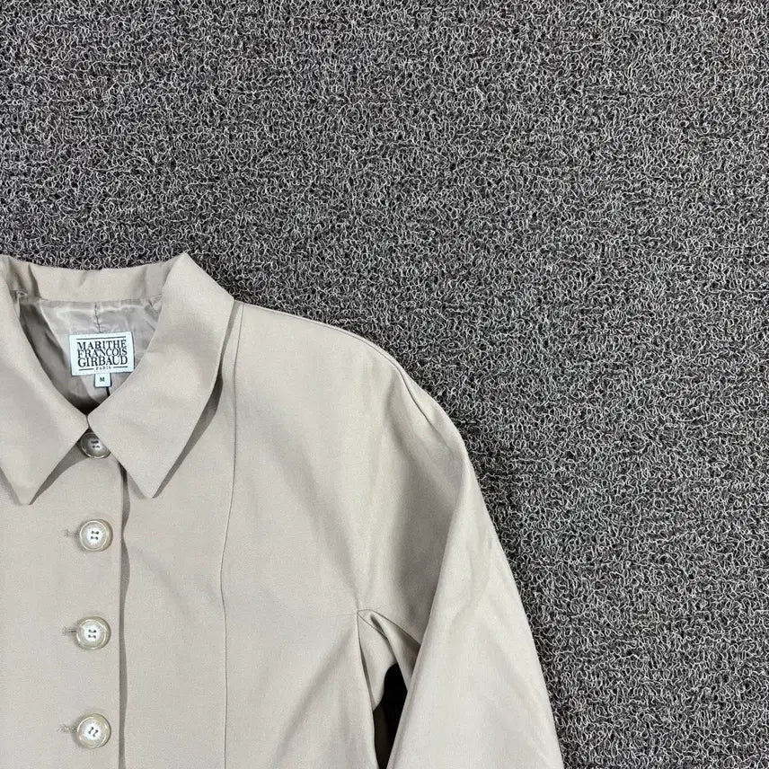 [BUNJANG] Marithe Francois Girbaud Beige Minimal Jacket / 마리떼프랑소와저버 베이지 미니멀 자켓