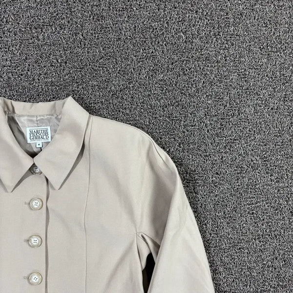 [BUNJANG] Marithe Francois Girbaud Beige Minimal Jacket / 마리떼프랑소와저버 베이지 미니멀 자켓
