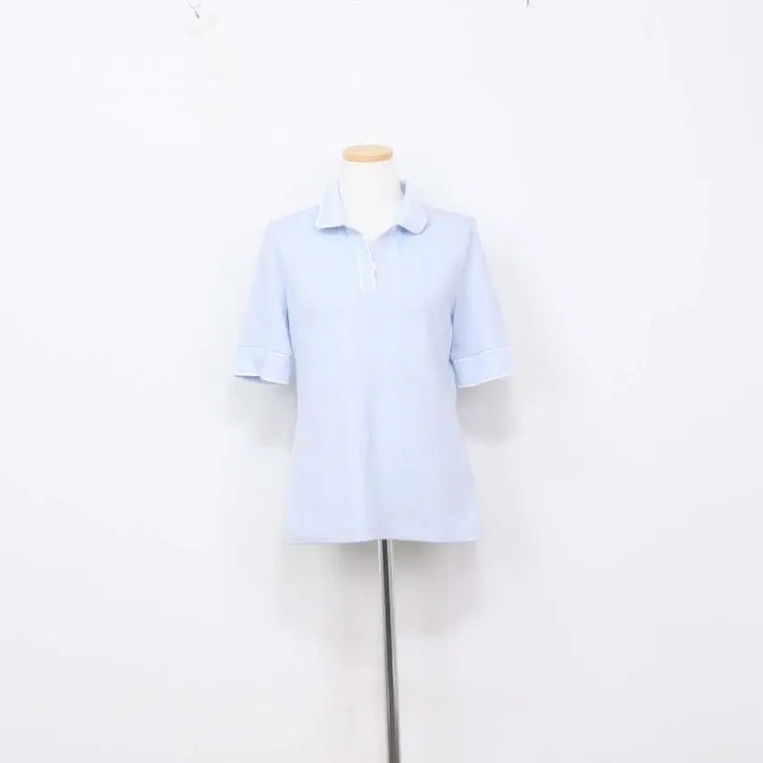 [BUNJANG] Fantom Women's Golf Knit Shirt Sky Blue Size 95 / [정품] 팬텀 여성 골프 카라 니트 95사이즈 정인샵