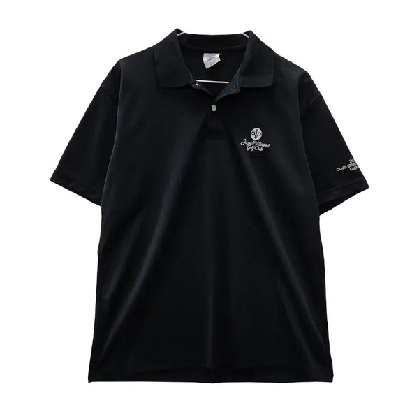[BUNJANG] Mizuno Club Championship 2014 Black Collar T-Shirt L / MIZUNO 미즈노 2014 클럽 챔피언십 블랙 카라티 L