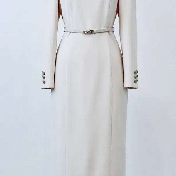 [BUNJANG] MICHAA Ivory Square Neck Dress / (텍있는새상품)미샤 아이보리 원피스 판매합니다