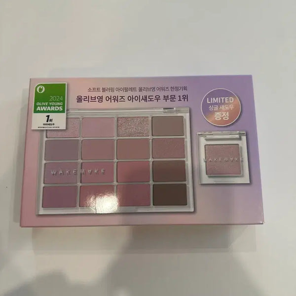 [BUNJANG] WAKEMAKE Soft Blurring Eye Palette Limited Edition No.04 Lavender Blurring (Sealed) / 미개봉)웨이크메이크 소프트 블러링 아이팔레트 한정기획 04라벤더블러링