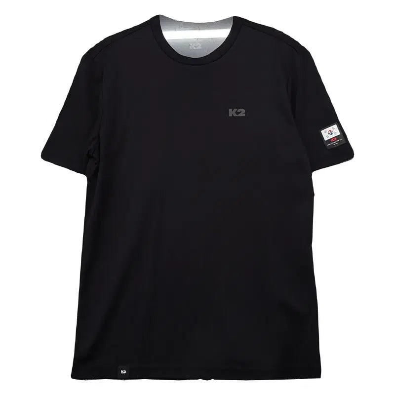 [BUNJANG] K2 Black Performance T-Shirt / K2 블랙 기능성 반팔티 90