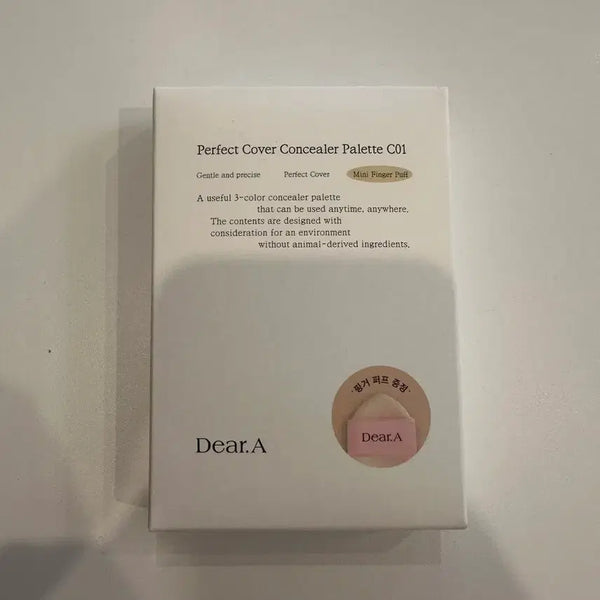 [BUNJANG] DearA Perfect Cover Concealer Palette C01 Sealed / 미개봉)디어에이 퍼펙트 커버 컨실러 팔레트 C01