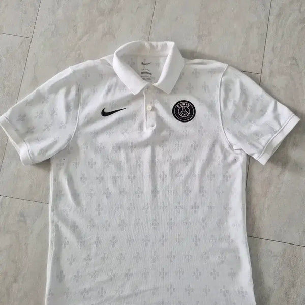 [BUNJANG] Nike Paris Saint-Germain Short Sleeve Polo T-Shirt - White (Size S) / 나이키 파리 생제르맹 반팔 티셔츠 S