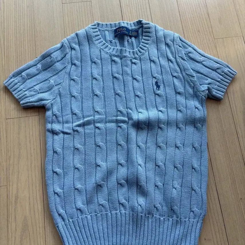 [BUNJANG] Polo Ralph Lauren Cable Knit Sweater Women's Size S / 폴로 니트 블루 여성 s사이즈