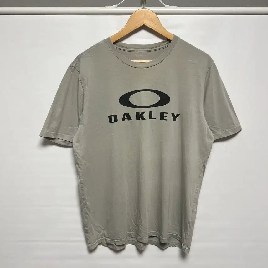 [BUNJANG] Oakley Cement Color Gray Short Sleeve T-Shirt / [정품/L] 오클리 시멘트컬러 그레이 반팔 티셔츠