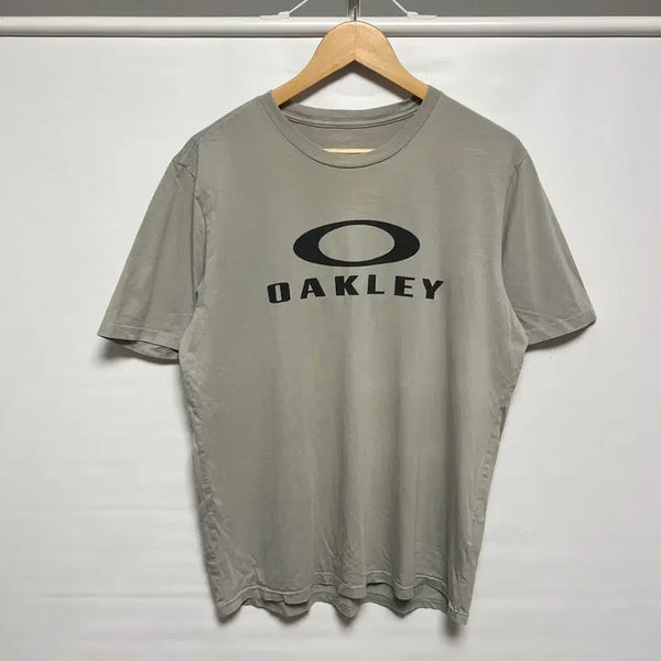 [BUNJANG] Oakley Cement Color Gray Short Sleeve T-Shirt / [정품/L] 오클리 시멘트컬러 그레이 반팔 티셔츠