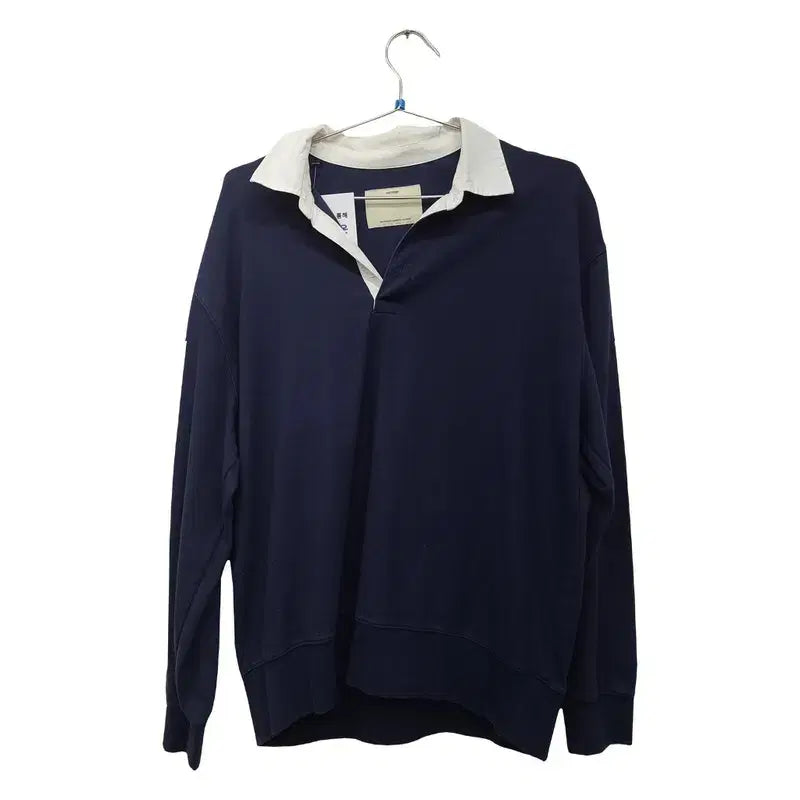 [BUNJANG] Pottery Navy Collar T-shirt Size 2 / 포터리 네이비 카라티 2