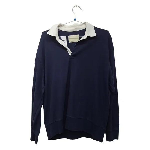 [BUNJANG] Pottery Navy Collar T-shirt Size 2 / 포터리 네이비 카라티 2