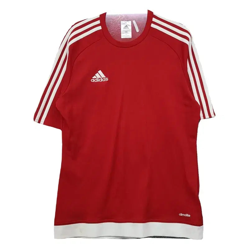 [BUNJANG] Adidas Red Performance Training T-Shirt / 아디다스 레드 기능성 트레이닝 반팔티 100