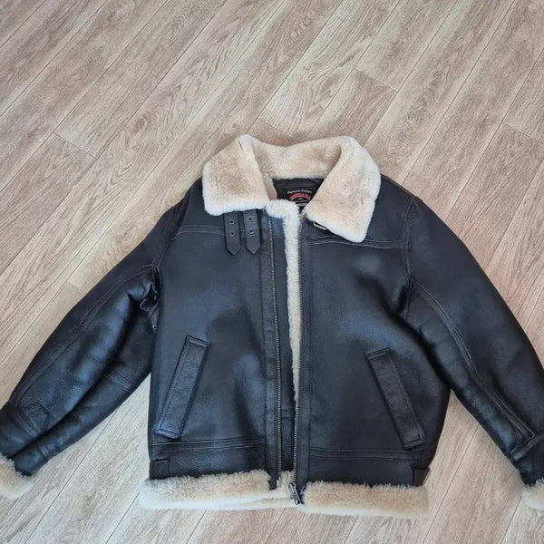 [BUNJANG] Ferrara Korea B3 Brown Shearling Jacket / 페라라 코리아 b3 브라운 무스탕
