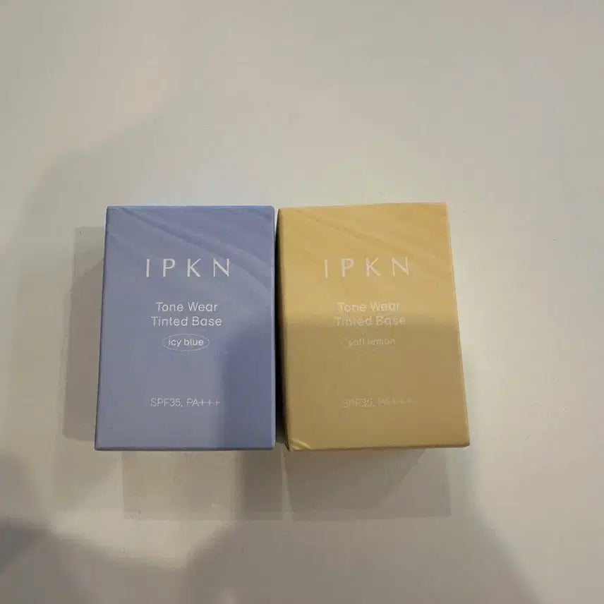 [BUNJANG] Ipkeun Tonewear Tinted Base (Icy Blue / Soft Lemon) / 새상품)입큰 톤웨어 틴티드 베이스 (아이시 블루/소프트 레몬)