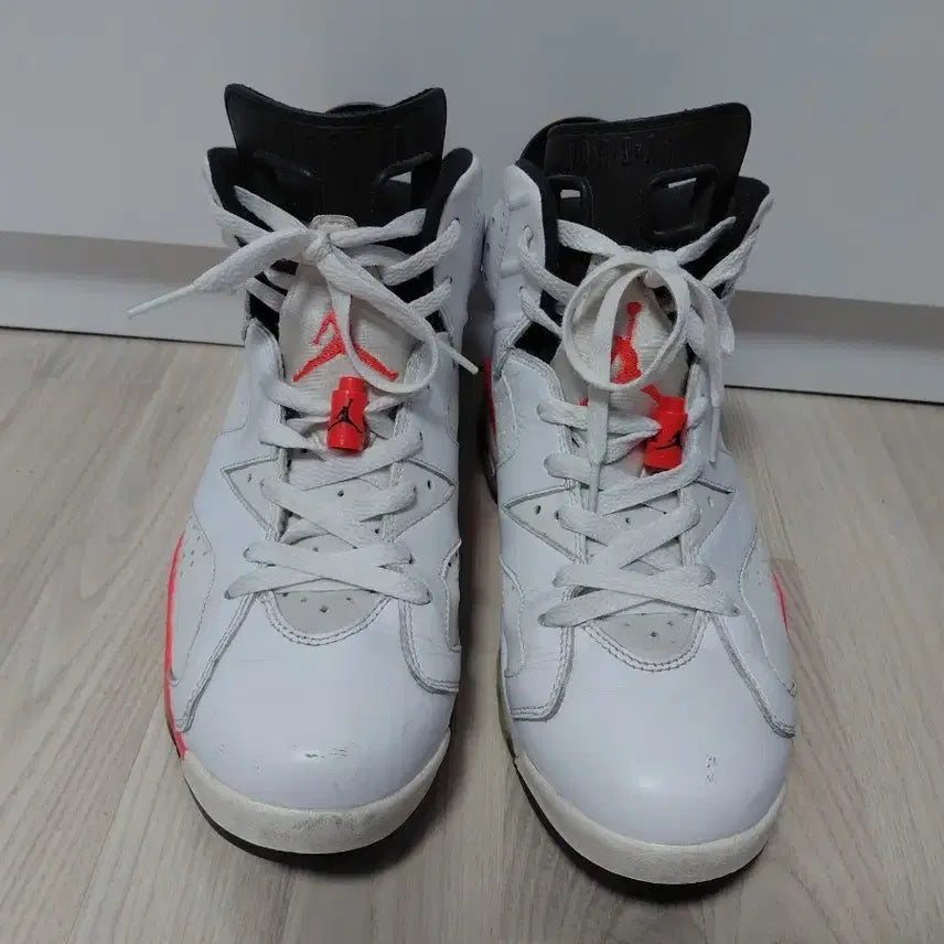 [BUNJANG] Air Jordan 6 'White Red' Sneakers (275mm) / 에어조던 6 흰빨 (275)