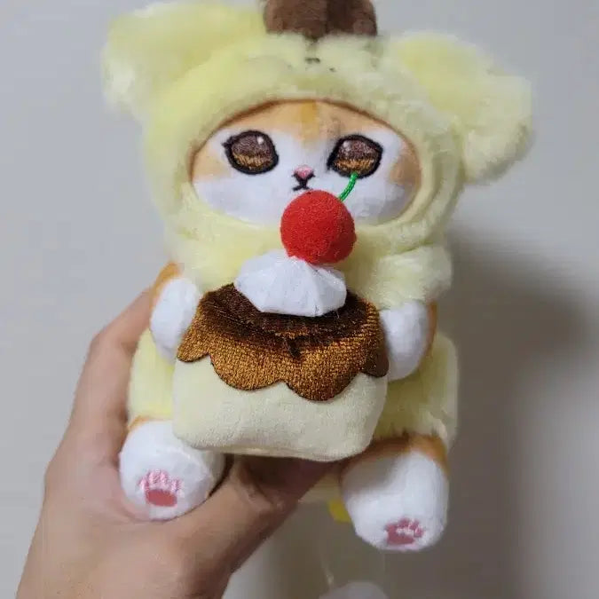 [BUNJANG] Pompompurin Mofusand Collaboration Keychain Plush Doll / 폼폼푸린 모후샌드 콜라보 키링 인형