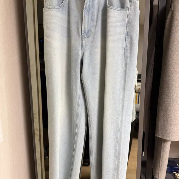 [BUNJANG] Solid Homme Blue Loose Fit Denim Pants Size 36 / 솔리드옴므 블루 루즈핏 데님 팬츠 36사이즈