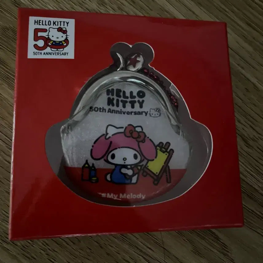 [BUNJANG] Hello Kitty 50th Anniversary Coin Purse Keychain / 헬로키티 50주년 동전지갑 키링