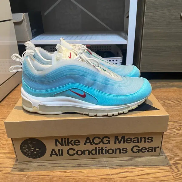 [BUNJANG] Nike Air Max 97 Shanghai Kaleidoscope Mint Blue Size 280 / 나이키 에어맥스 97 상하이 280
