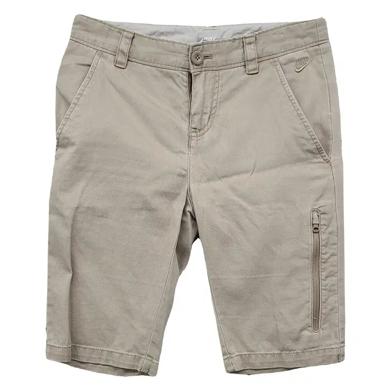 [BUNJANG] Nike Khaki Cotton Shorts Size 2 / 나이키 카키 면반바지 2
