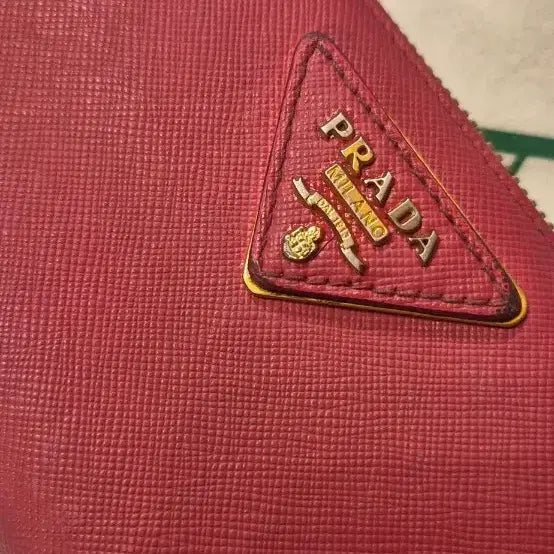 [BUNJANG] Prada Long Wallet Pink Leather / 프라다 장지갑 핑크