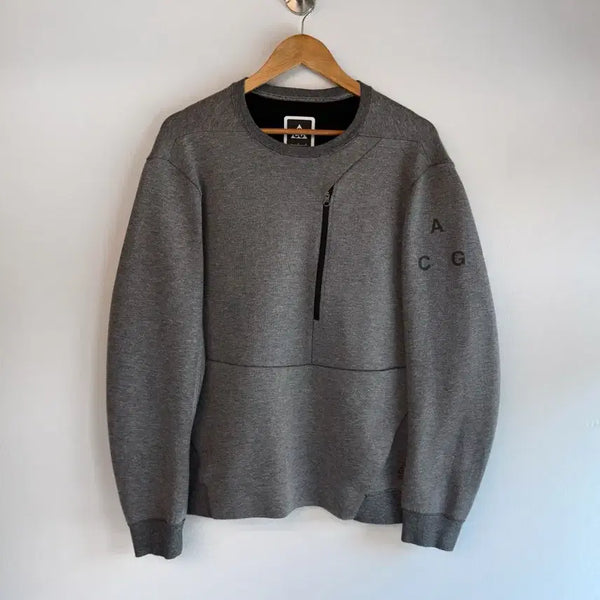 [BUNJANG] Nike Lab ACG Oversized Tech Fleece Crew Sweatshirt / 나이키 lab ACG 오버핏 테크플리스 크루 맨투맨