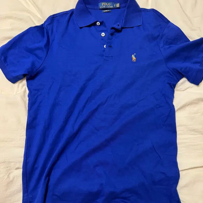 [BUNJANG] Polo Ralph Lauren Classic Fit Royal Blue T-Shirt / 폴로 카라티 로얄블루 (클래식핏 S)