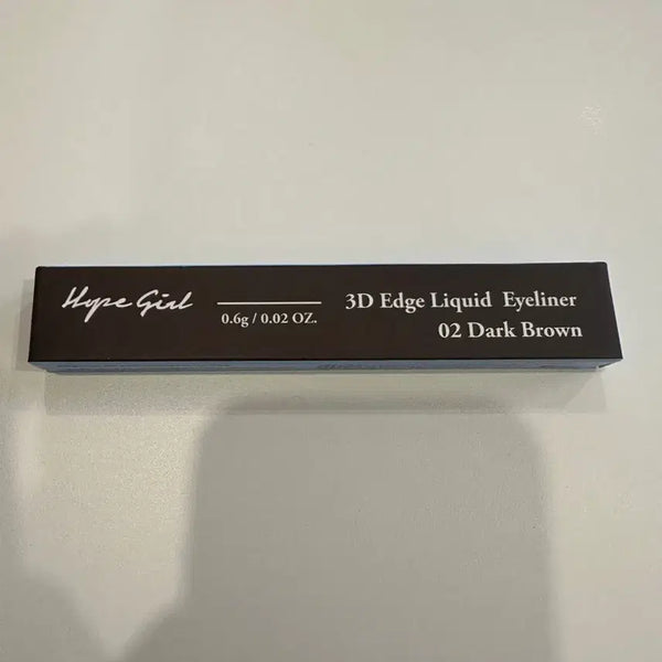 [BUNJANG] Hoppy Girl 3D Edge Liquid Eyeliner (Sealed) / 미개봉)호피걸 쓰리디 엣지 리퀴드 아이라이너 01블랙/02 다크 브라운