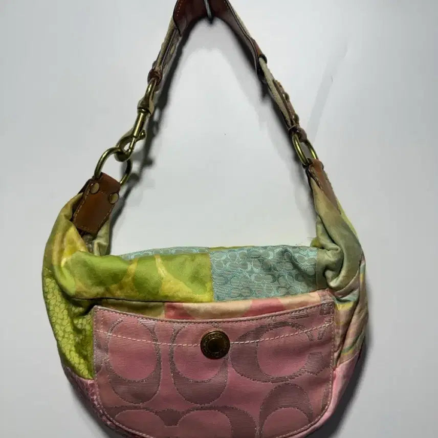 [BUNJANG] Coach Y2K Multicolor Shoulder Bag / 코치 y2k 멀티컬러 숄더백