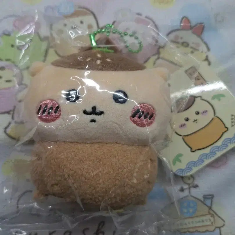 [BUNJANG] Chiikawa Sushi Mascot Pouch Charm / 유부 쿠리만쥬 인형 키링 치이카와 스시 마스코트