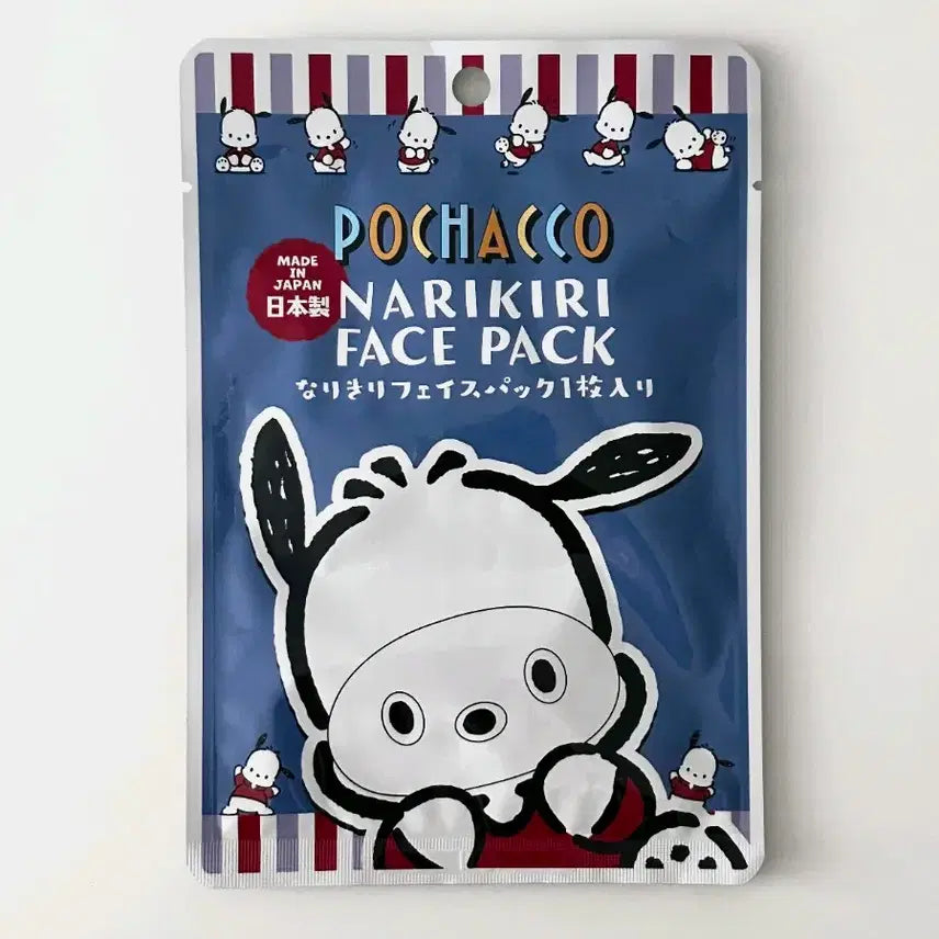 [BUNJANG] Sanrio Pochacco Face Sheet Mask (Authentic Japanese) / 포차코 마스크팩 일본정품 포챠코 얼굴 모양 스킨팩
