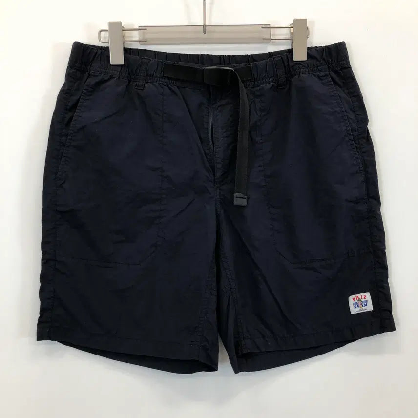 [BUNJANG] Hazzys Phiz Utility Banding Shorts Navy / 헤지스 Phiz 유틸리티 밴딩쇼츠 31-32