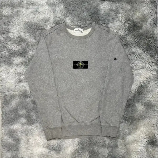 [BUNJANG] Stone Island 21FW Melange Fleece Oversized Crewneck Sweatshirt - Men's/Unisex XL / [21FW/A급] 스톤아일랜드 스웻 맨투맨